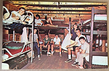 Spofford NH Camp Notre Dame Boys in Bunkhouse New Hampshire Vintage Postcard picture