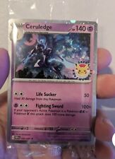 Ceruledge Pokemon Day 2024 Promo Card 040/091 Paldean Fates Sealed + FREEBIES  picture