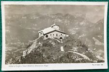 Hitler's Eagle's Nest Berchtesgaden Bavaria Postcard RPPC Alps Peaks Real Photo picture