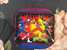 Vintage 1993 MIGHTY MORPHIN POWER RANGERS Lunch Bunch Insulated Lunch Bag picture