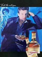 1986 DRAMBUIE Liqueur Taste the Intrigue It Happens Over Ice Vintage PRINT AD picture