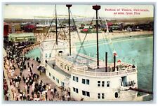 c1910 Pier Dock Exterior Building Portion Venice California CA Vintage Postcard picture