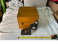 Bausch Lomb Microscope Demonstration Portable Field Brass Unusual 1930 picture