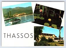 Vintage Postcard Thassos, Greece Hotel 'Xenia' , c1970's picture