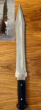 Handmade Stainless Steel Short Sword & Bowie Knife For Hunting Outdoor & Camping picture