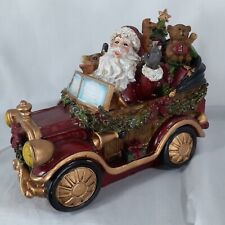Musical Santa In Car Christmas Tree Gifts Rocking Horse Teddybear Deer Lighted picture