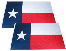 2 PACK - 2x3 Ft TEXAS State Flag Lone Star US American Grommets Polyester Flag b picture