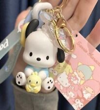 HOT Sanrio X Miniso Pochacco Keychain Wallet Charm 3D Backpack Charm Gift picture