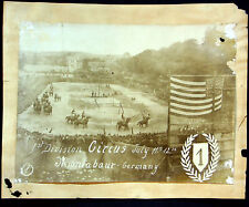 WW1 First Division Circus Photograph Picture Montabaur Germany Antique Photo Y picture