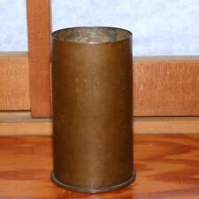 Japanese Copper cannon vase Flower signed Flare Also usable as pen stand BV419 picture
