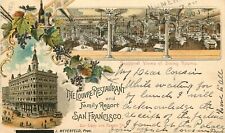 Pvt Mailing Card Louvre Restaurant & Family Resort San Francisco CA posted 1903 picture