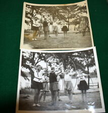 GIRL SCOUT c.1920's CAMP PHOTOGRAPH AND RECENT REPRINT - 8x10 picture
