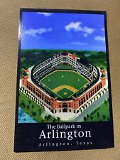 The Ballpark In Arlington Texas From Oil Painting By Jeffrey McMahon Postcard picture