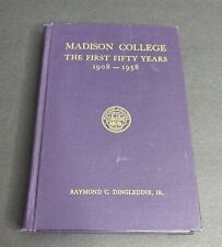 Madison College First Fifty Years 1908-1958 JMU James Madison University 1959 picture