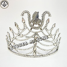DOI CROWN, Masonic Daughter Of ISIS Crown Silver Tone Best Style Adjustable Fitt picture