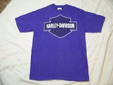2009 Harley-Davidson Purple T-Shirt - Fort Worth, Texas - Size M picture