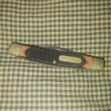 Vintage Schrade Old Timer Double 2 Blade Folding Pocket Knife 330T picture