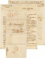 1803 LETTER GB FOREIGN OFFICE POSTMARK VULLIAMY to BERARD MARTIN MONTPELLIER picture