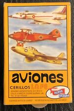 Vintage Aviones Cerillos La Fe - Mexican Matchbox picture