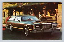1977 Ford LTD Country Squire Wagon, Transportation, Antique Vintage Postcard picture