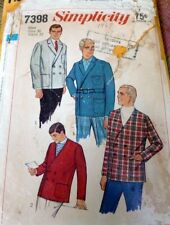 *VTG 1960s Mens JACKET Sewing Pattern Size Chest 36 picture