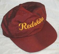 Vtg WASHINGTON REDSKINS SNAPBACK HAT Rare Cap Spellout Logo NFL Script  picture