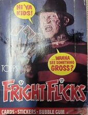 1988 Fright Flicks Vintage FULL 36 Pack Trading Card Wax Box Topps picture