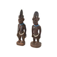 Yoruba Ibeji Pair of Twin Figures 14.5 Inch Nigeria picture