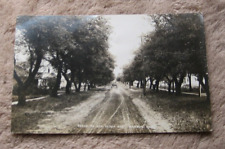 Madison NE Nebraska Real Photo Postcard Box Elder Ave Homes Old Auto RPPC c 1915 picture