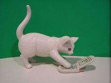 LENOX CHATTY Kitty CAT Cellphone kitten flip phone sculpture NEW in BOX with COA picture