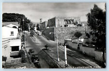 Cuernavaca Morelos Mexico Postcard Street Building View c1940's RPPC Photo picture