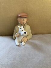 Rare Vintage  Pixi - Editions Tintin in Cap & Snowy Bust: Excellent Numbered picture