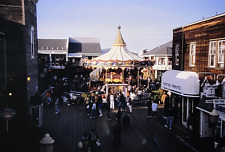 Vtg Film Slide, San Francisco, California, Pier 41 Street View, Carousel, People picture