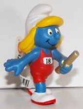 20739 Relay Runner Smurfette 2012 Olympic Sports Figure Running Smurf Figurine picture