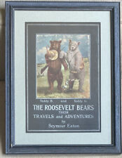 Vintage Roosevelt Bears Teddy B. & Teddy G. Bear Framed Print by Seymour Eaton picture