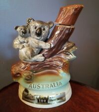 Vintage Jim Beam Whiskey Liquor Decanter Australia Koala Bear  picture