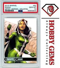 ROGUE PSA 10 2012 Rittenhouse Marvel Greatest Heroes Holofoil #62 picture