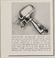 1954 Print Ad Miniature Outboard Motors Like Real Thing International Models,NY picture