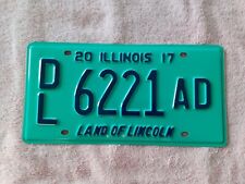 2017 Illinois IL License DL 6221 AD Land of Lincoln ✅️ picture