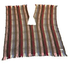 Vintage Amana Wool Woven Fringe Shawl Blanket Amana Woolen Mills  65” X 57” picture