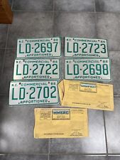 1984 North Carolina Commercial License Plates Lot Choose One picture