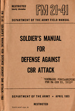 182 Page 1955 FM 21-41 SOLDIERS MANUAL FOR DEFENSE AGAINST CBR ATTACK on Data CD picture