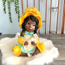 Vintage 1974 Alice from Alice & Andy Figurine Set Rare African American Painted picture
