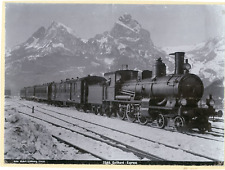 Wehrli. Switzerland, Vintage Gotthard-Express Print.  17x22 C Photomechanics picture