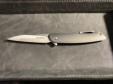 CRKT Knives Grey Swindle Folding Knife Ken Onion Wharncliffe K240XXP picture