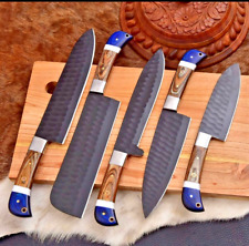 Custom Hand Made Domascus Steel Hunting chief Set picture