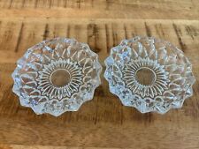 Clear Glass Ashtray Lot of 2 MCM EUC Gorgeous picture