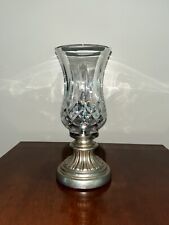 Vintage WATERFORD Crystal 11 Inch LISMORE Electric HURRICANE Lamp Rare HTF picture