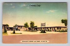 Ogallala NE-Nebraska, Lakeway Lodge Advertising, Antique, Vintage Postcard picture