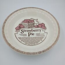 Vintage ROYAL CHINA Jeannette Corp. Strawberry recipe USA 11